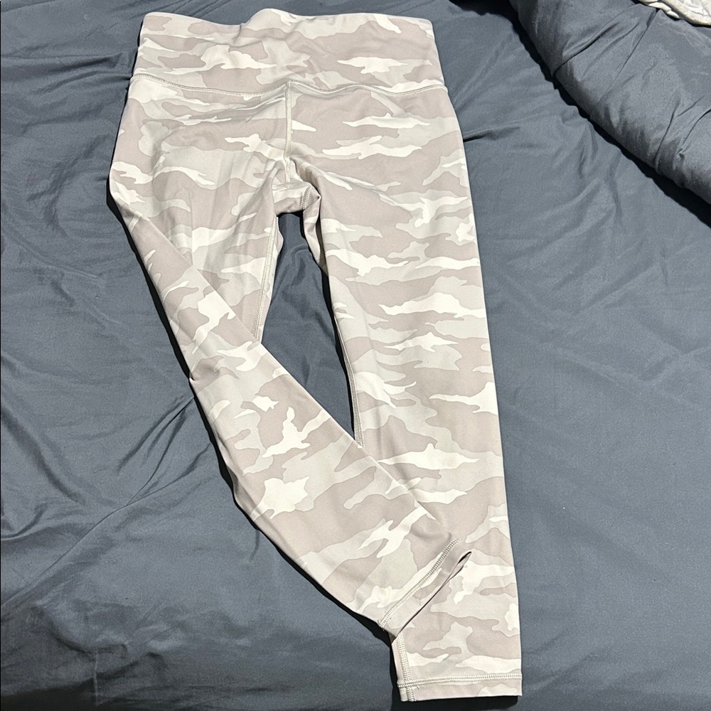Athleta Kids Beige Camouflage Leggings